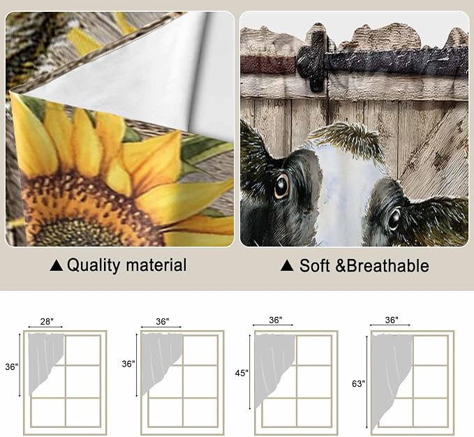 Retro Farmhouse Flower Swag Valances - Image 5