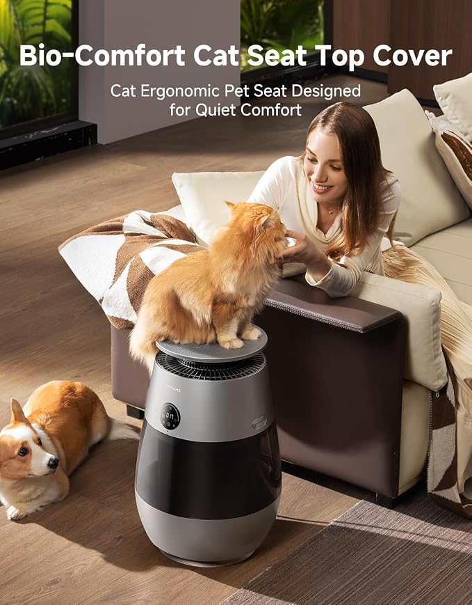 Dreame Pet Air Purifier AP10, Suck Up Floating Cat Dog Hair Dander, NeverChange - Image 7