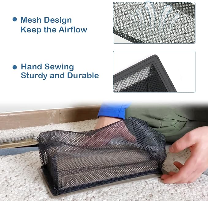Floor Register Trap, Air Vent Filter Mesh Catcher, Vent Screen Net Keeps Bugs - Image 5