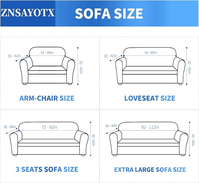 ZNSAYOTX 1 Piece Jacquard Chair Slipcovers for Living Room High Stretch Chair Covers with Arms Anti Slip Pets Friendly Couch Sofa Armchair Cover Furniture Protector (Chair, Dark Coffee)