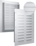 2 Pack Heavy-Duty Steel Shipping Container Vents 11.26"x14", Weatherproof by Unknown