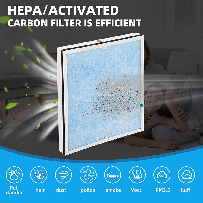 4-Pack HEPA 550 Activated Carbon Filters, MERV 13 | Compatible - Image 5