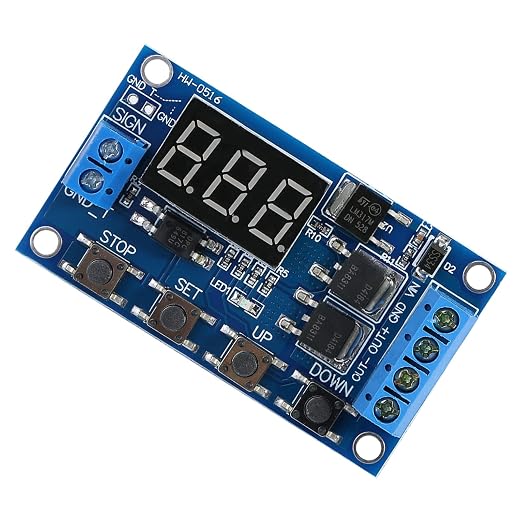 Timer Relay Module, Adjustable 15A 400W DC 5V-36V, Programmable Relay - Image 5