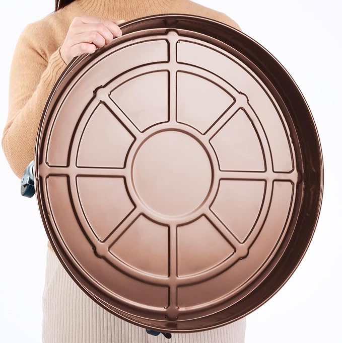 Planterhoma 4 Packs 16 Inch Metal Plant Caddy - Image 7
