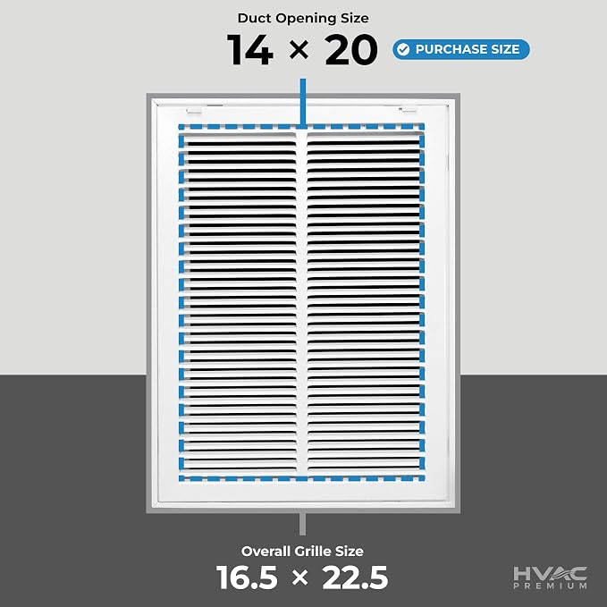 14" X 20" Return Air Filter Grille * - Image 2