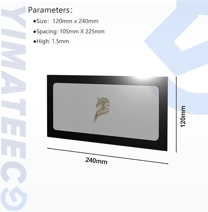 Dust Filter PC 240mm for Computer Cooler Fan/PSU/Routers Computer Fan Filter - Image 7