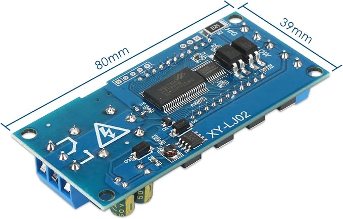 DROK Timer Relay - 5V/12V/24V Time Delay Relay Switch Delay-Off Cycle Timer - Image 8