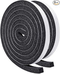 TORRAMI Open Cell Foam Weather Stripping Tape 1/2 Inch W X 3/8 Inch T, High by TORRAMI