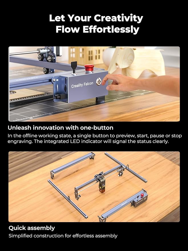 Creality 10W Laser Engraver, Falcon Pro - Image 4