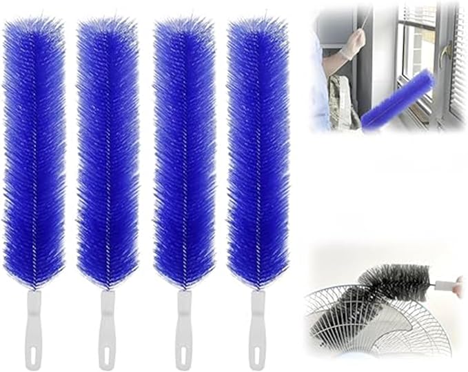 Bendable Microfiber Head, Reusable Dust Remover, Fan Brush Cleaner Washable by Unknown
