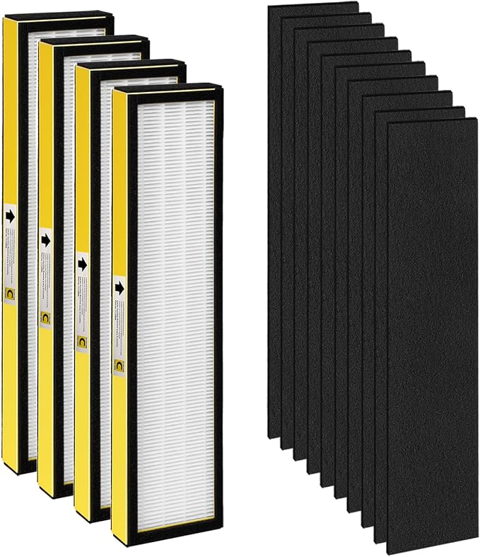 4Pack FLT5000 replacment Filter C- flt5000 Filter is Combined by HEPA Activated by Unknown