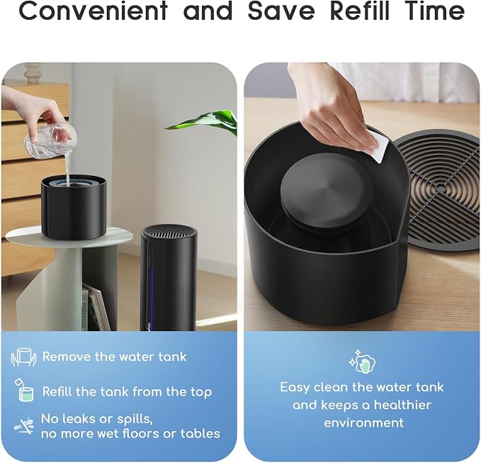 Afloia 2-in-1 Air Purifier and Humidifier Combo, Quiet 3-Stage Filtration - Image 7