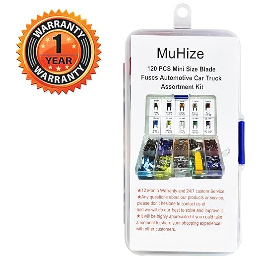 MuHize 240Pcs Upgraded Mini ATM/APM Blade Fuse Assortment Kit - Image 9