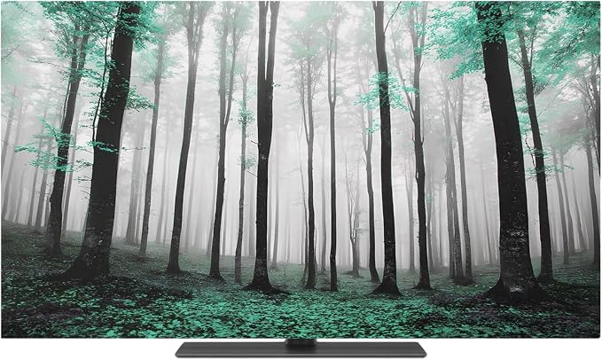 Thanksgiving Green Maple Trees Indoor TV Cover, Elastic TV Screen Protector - Image 2