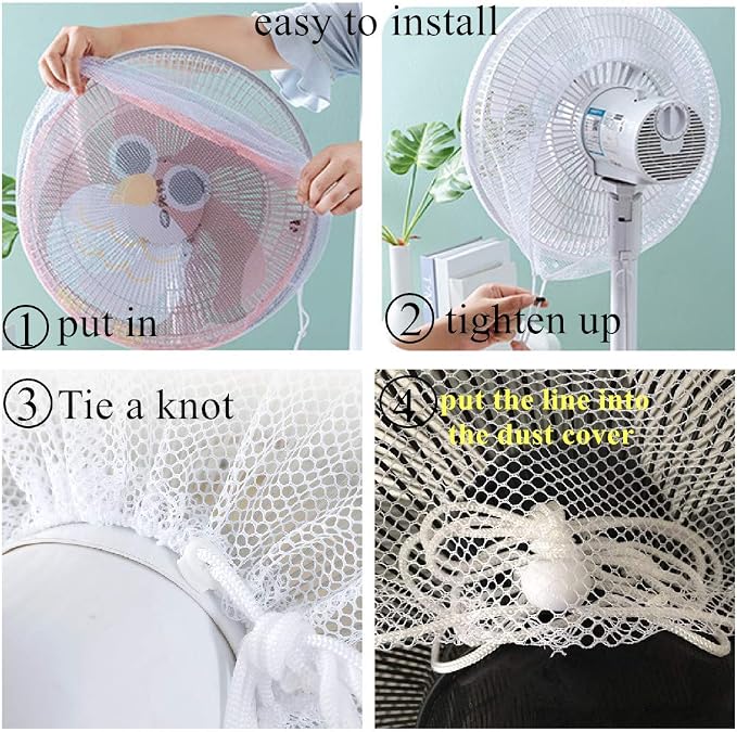 2 Pack-18" Fan Safety Protection Cover, Kid Children Finger Protect Fan Net - Image 6