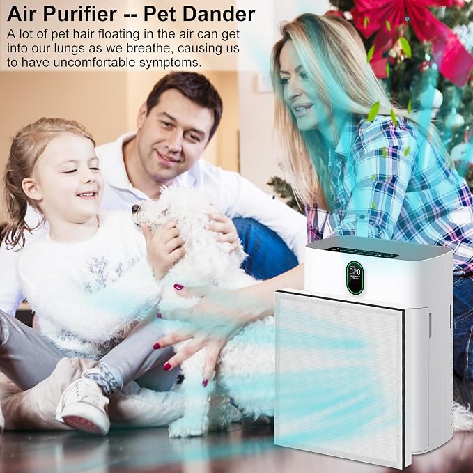 2 Pack HY4866 Air Purifier Replacement Filter - Image 6