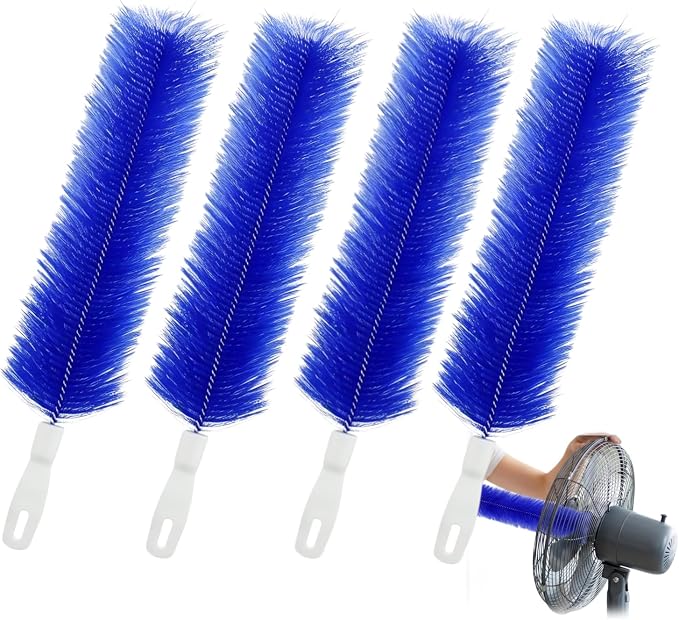 Bendable Microfiber Head, Reusable Dust Remover，Fan Cleaning Brush Washable and by Unknown