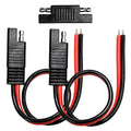 12Inch2Pcs 12Gauge 2Pin Polarized SAE Quick-Disconnect Wire Harness | 12Gauge by Quadafy