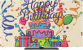 Happy Birthday Words Indoor TV Cover, Elastic TV Screen Protector Cake Balloon by Unknown