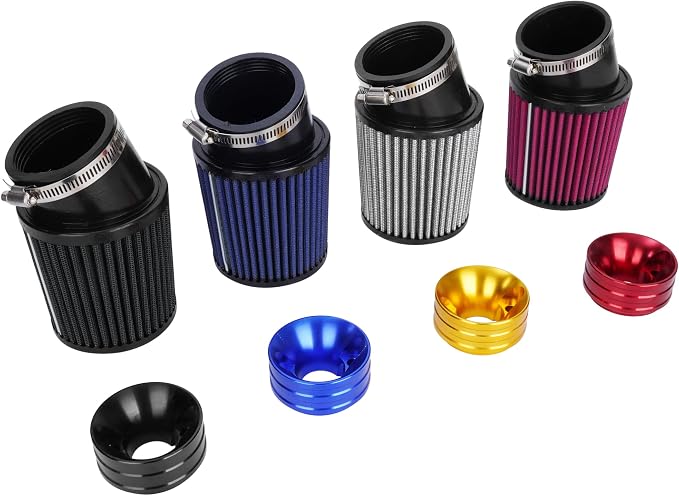 High Performance Upgraded 62mm Air Filter Adapter Intake and Spark Plug Kit - Image 6