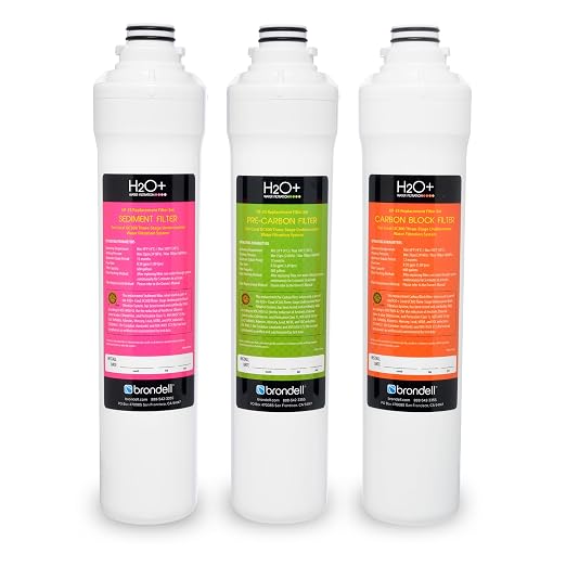 Brondell H2O+ Coral UC300 Three-Stage Undercounter Water Filtration System by Brondell