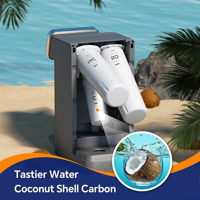 Stokk E1 Reverse Osmosis Water Filter Countertop, 5 Stage RO Water Filter System - Image 4