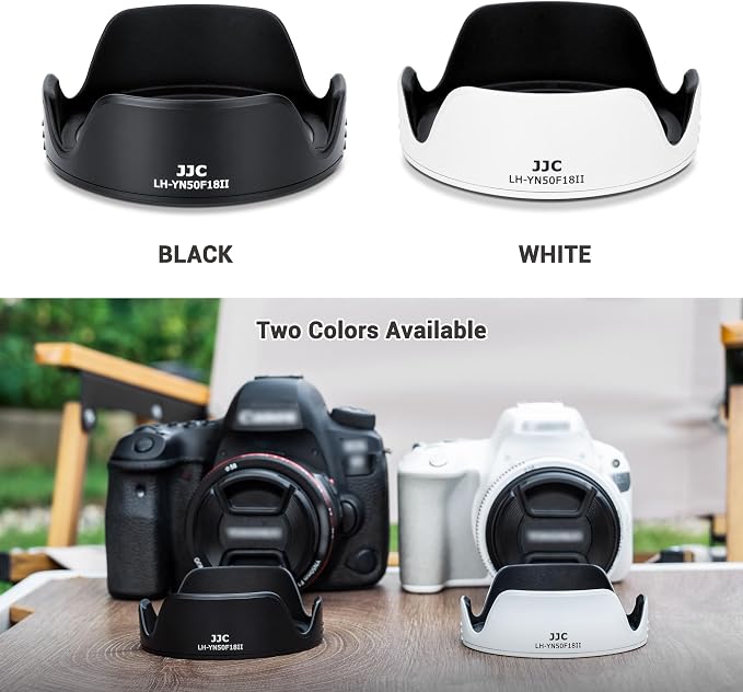 Lens Hood for Yongnuo YN 50mm f/1.8 II Lens, Reversible Lens Shade Protector - Image 2