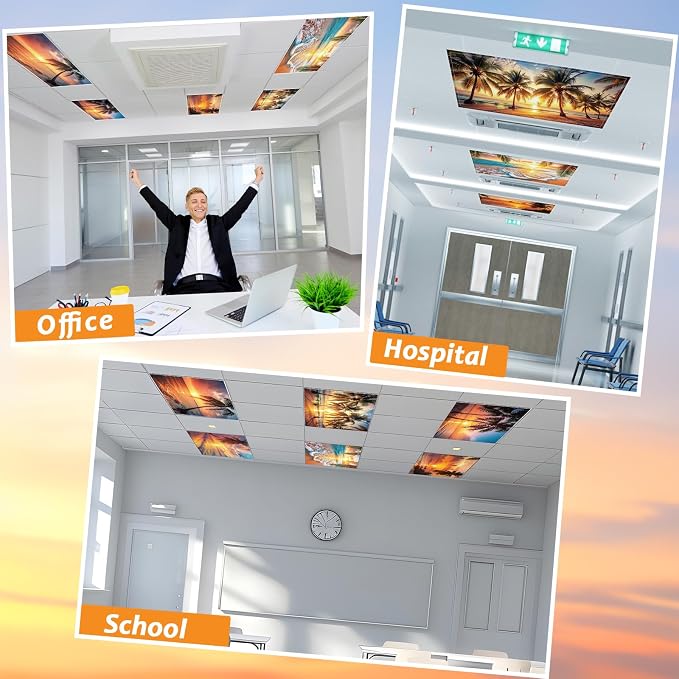 Wiooffen 6 Pcs Fluorescent Light Covers - Image 5