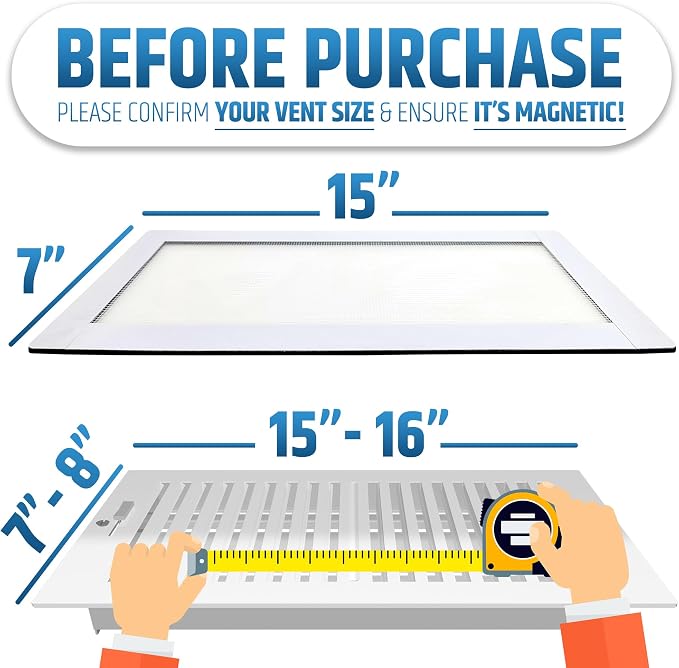 Powerful Magnetic Vent Screen Mesh Covers That Will Never Move or Fall - Image 2