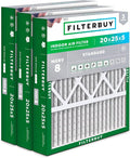 Filterbuy 20x25x5 Air Filter MERV 8 Essential Dust & Allergy Defense, Pleated by Filterbuy