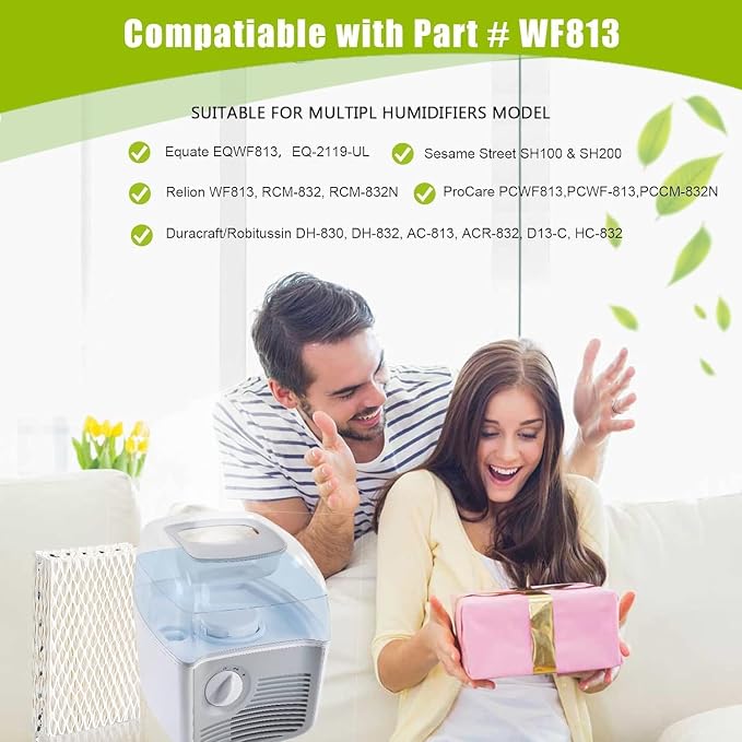 4 Pack WF813 Humidifier Filters Wick Replacement Compatible - Image 2