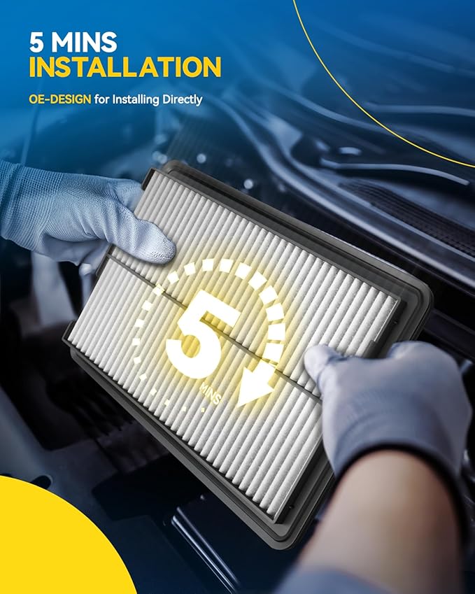 PHILTOP Engine Air Filter, CA10802 Compatible - Image 6