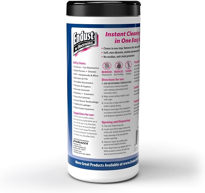 ENDUST 259000 Anti-Static Pop-Up Wipes - Image 3