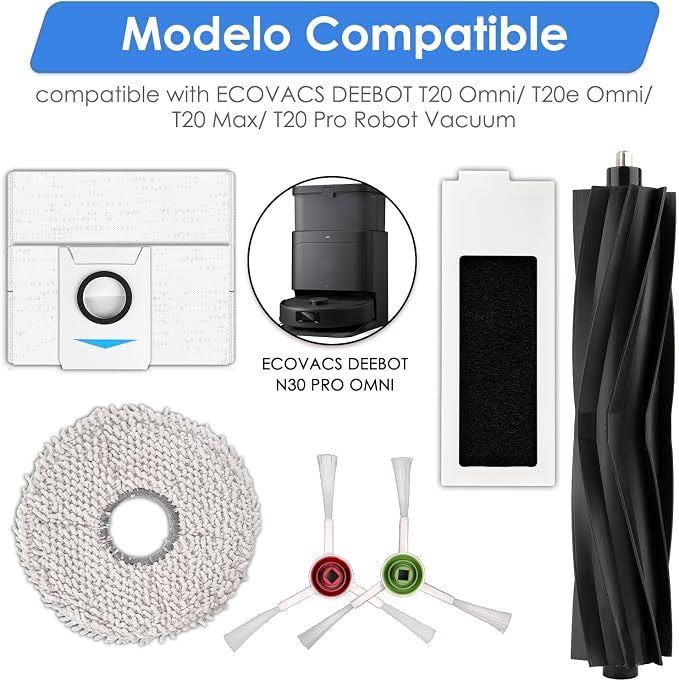 T20 Omni Replacement Parts for ECOVACS DEEBOT T20 Omni/ T20e Omni/ T20 Max/ T20 - Image 3