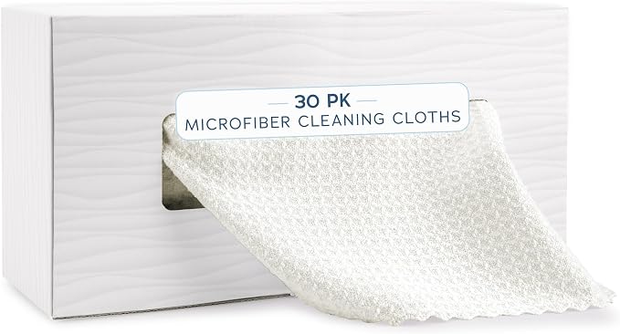 S&T INC. 30 Pack Microfiber Cleaning Cloth by STINC