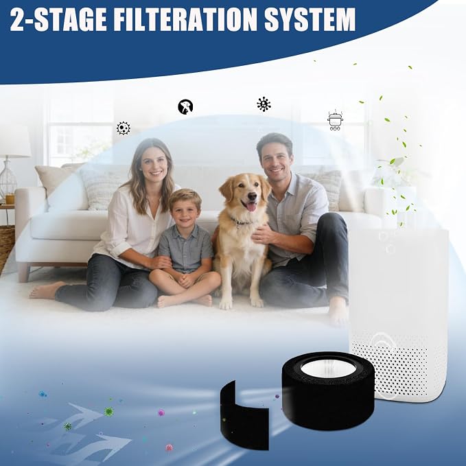 HS-1944 HEPA Air Filter Replacement, Compatible - Image 3