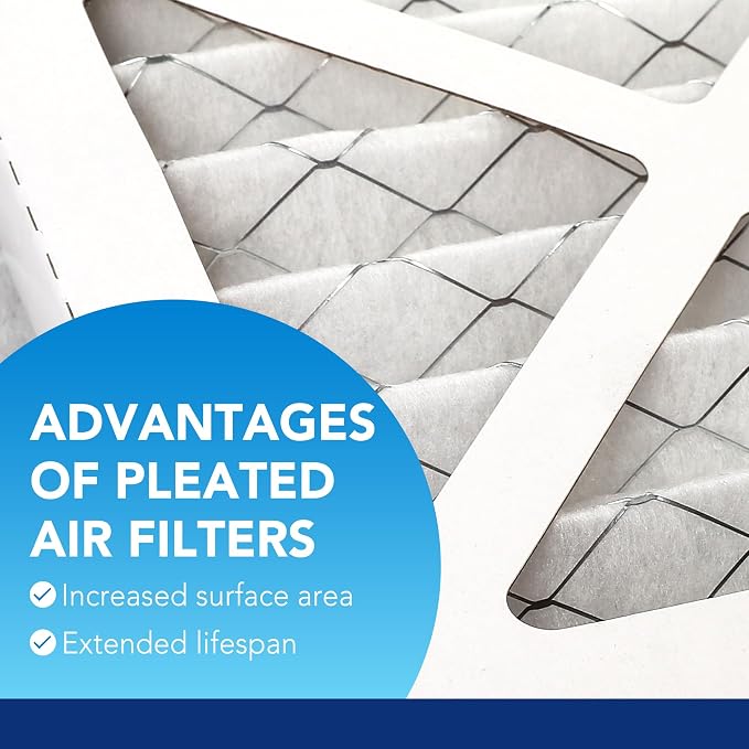 LotFancy 16x20x1 Air Filter MERV 13 4-Pack, Electrostatic Pleated HVAC Furnace - Image 3