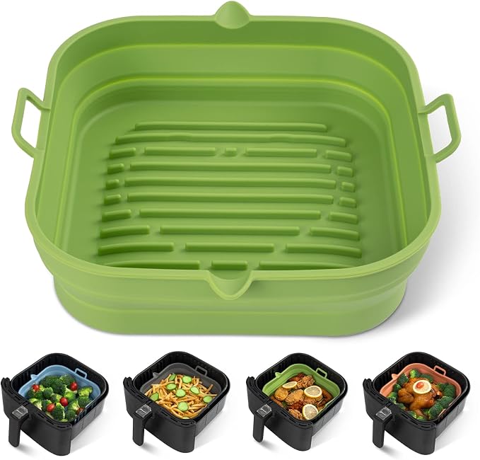 Silicone Air Fryer Liners Square by Loveuing