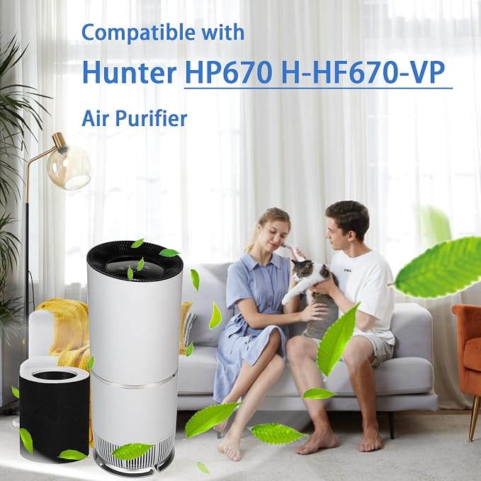 HP670 Filter Compatible with Hunter HP670 Air Purifier - Image 2