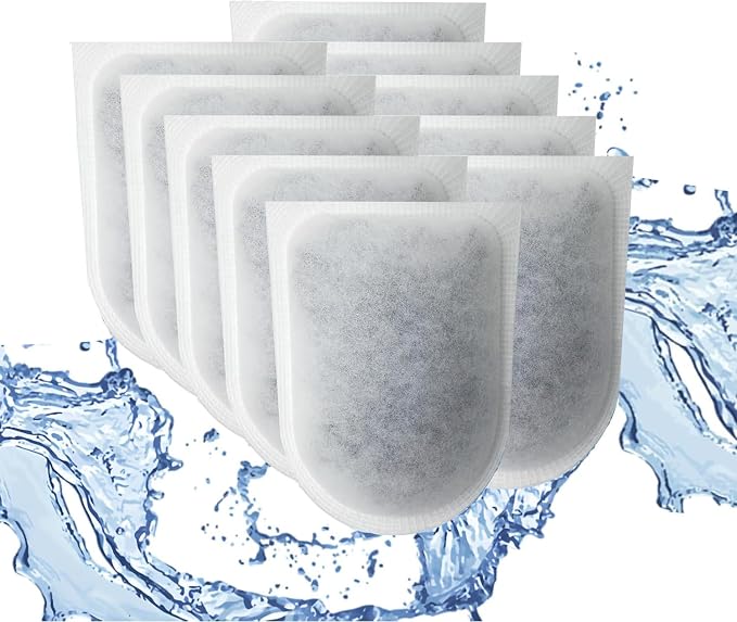 10Pack Carbon Filters for Aquariums, Fits Whisper EX Filters, Compatible by Yoolight