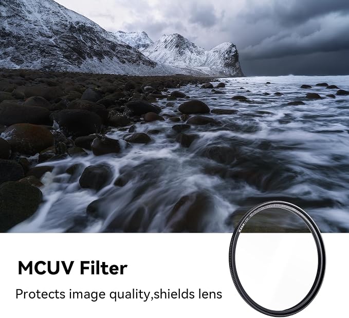 Kase 55mm KW Revolution Plus MCUV Magnetic Slim UV Filter, HD Optical Glass - Image 6