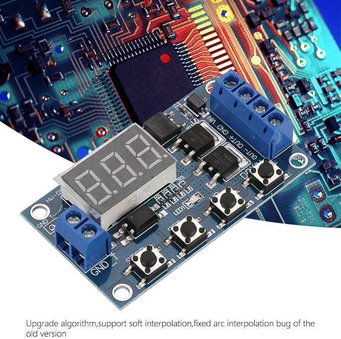 12V-24V Pulse Signal Timer Switch Dual MOS Control Board - Image 4
