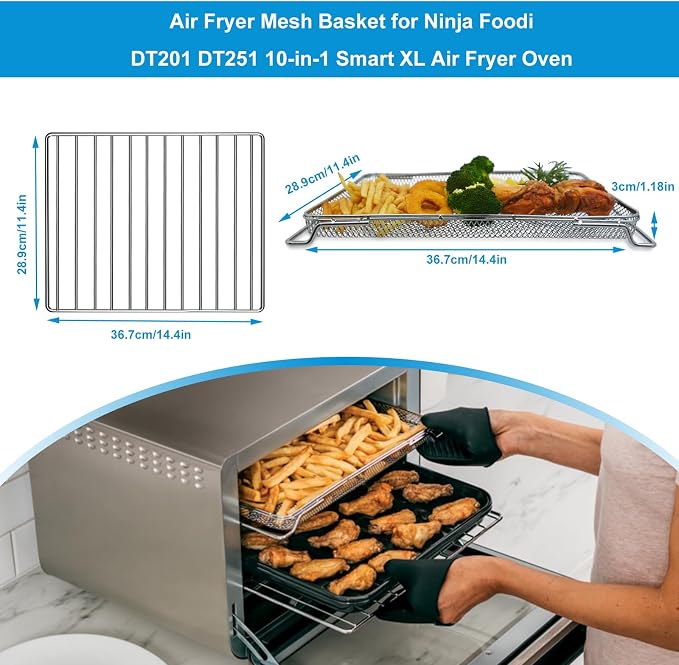 Air Fryer Basket & Wire Rack Set - Image 2