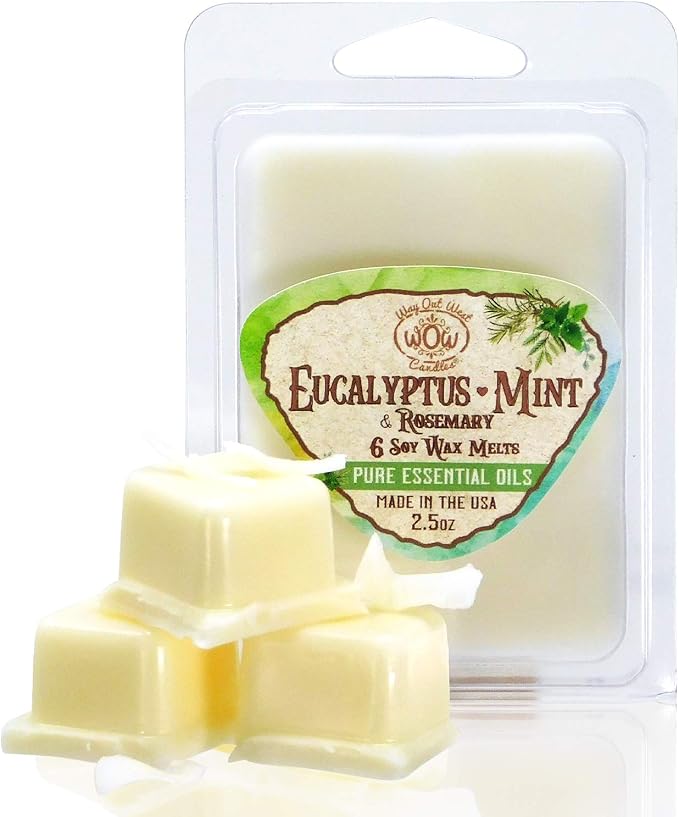 Eucalyptus-Mint and Fields of Lavender Essential Oil Soy Wax Melts/Tarts - Image 3