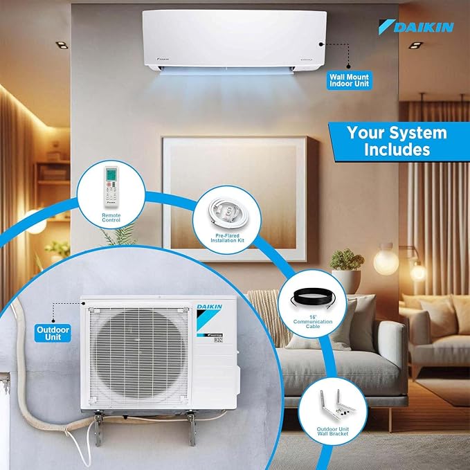 Daikin 24, 000 BTU 21 SEER2 Oterra R32 Series Ductless Mini-Split Air - Image 2