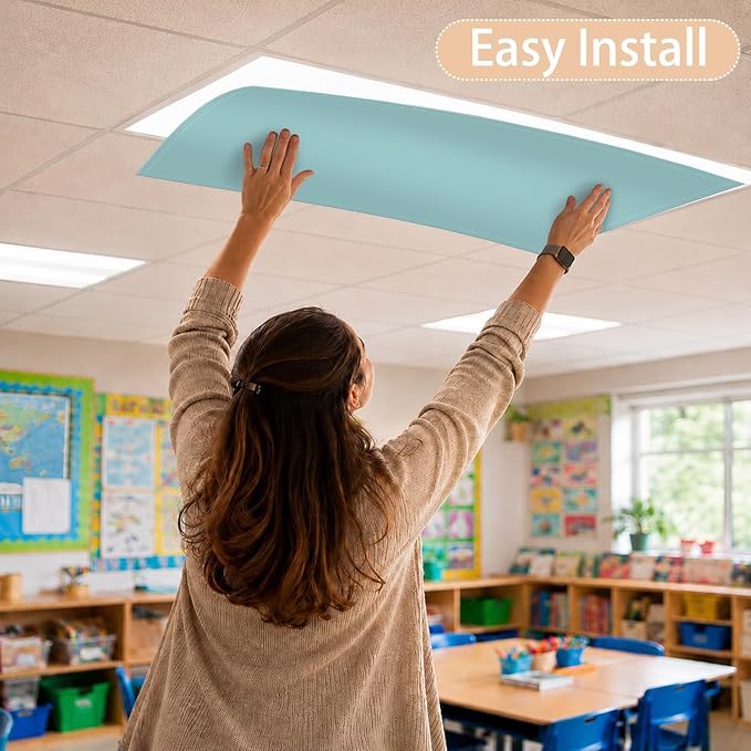 12pcs Magnetic Fluorescent Light Covers - Image 4