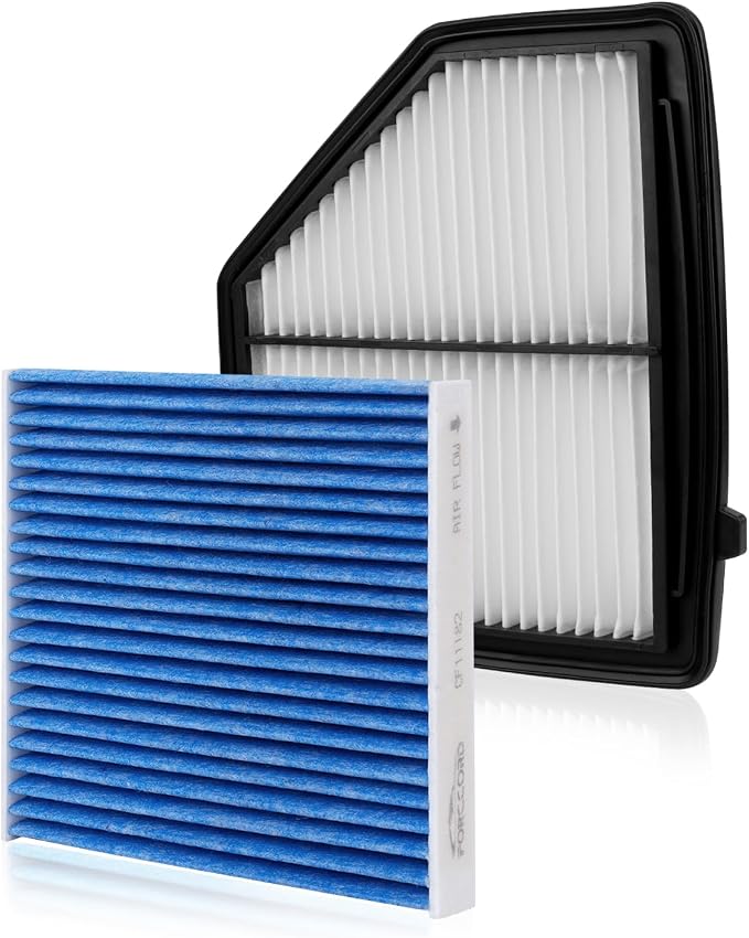 Cabin & Engine Air Filter Combo Fit by Forccord