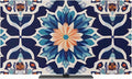 Retro Moroccan Geometric Texture Indoor TV Cover, Elastic TV Screen Protector by Unknown