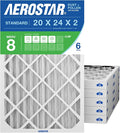 Aerostar 20x24x2 MERV 8 High Efficiency Pleated Air Filter, Electrostatic AC by AirFiltersDelivered