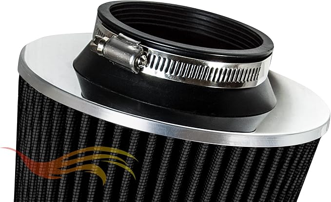 Rtunes Racing Universal Clamp-On Air Intake Filter Dry Washable Cone Air Filter - Image 5